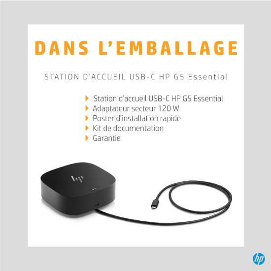 HP Station d'accueil USB-C G5 Essential