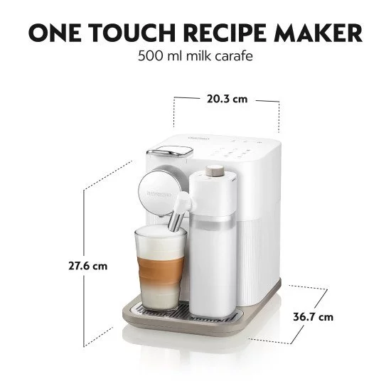 De'Longhi Lattissima One Gran Lattissima EN640.W Semi-automatique Cafetière à dosette 1 L De'Longhi Lattissima One Gran Lattissima EN640.W Semi-automatique Cafetière à dosette 1 L