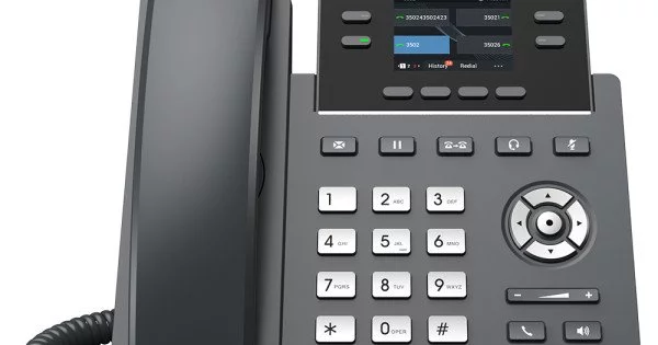 Téléphone fixe Fanvil X210 - Noir - Combiné filaire LCD 20 lignes