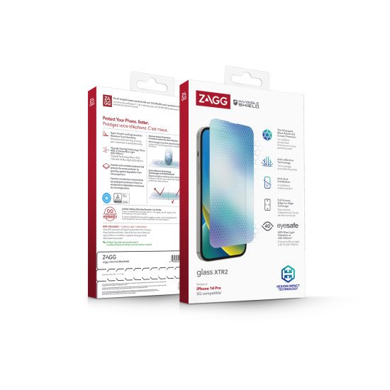 InvisibleShield Glass XTR2 Protection d'écran transparent Apple 1 pièce(s) InvisibleShield Glass XTR2 Protection d'écran transparent Apple 1 pièce(s)