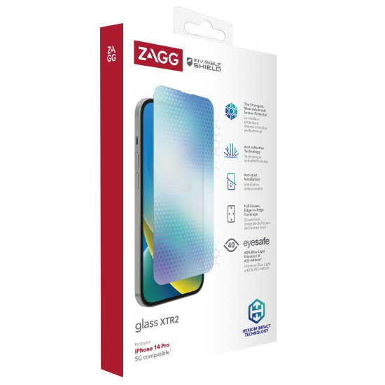 InvisibleShield Glass XTR2 Protection d'écran transparent Apple 1 pièce(s) InvisibleShield Glass XTR2 Protection d'écran transparent Apple 1 pièce(s)