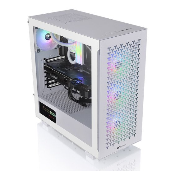 Thermaltake CA-1S3-00M6WN-03 unité centrale Midi Tower Blanc