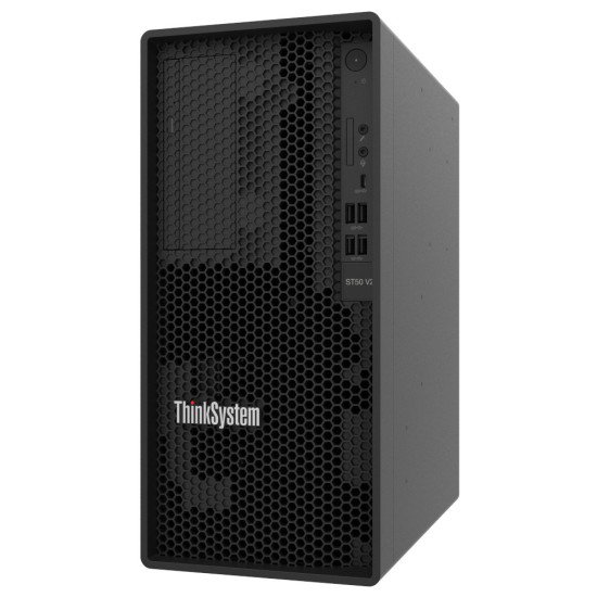 Lenovo ThinkSystem ST50 V2 serveur Tower Intel Xeon E E-2324G 3,1 GHz 8 Go DDR4-SDRAM 500 W