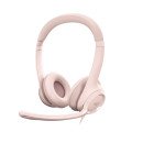 Logitech H390 Casque Avec fil Arceau Bureau/Centre d'appels USB Type-A Rose Logitech H390 Casque Avec fil Arceau Bureau/Centre d'appels USB Type-A Rose