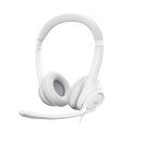 Logitech H390 Casque Avec fil Arceau Bureau/Centre d'appels USB Type-A Blanc Logitech H390 Casque Avec fil Arceau Bureau/Centre d'appels USB Type-A Blanc