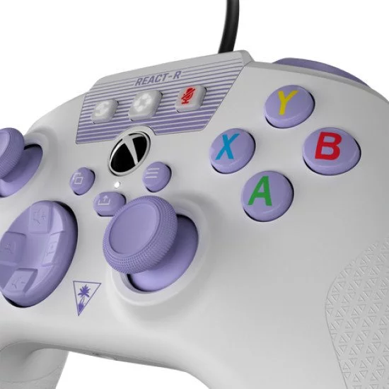 Turtle Beach REACT-R Violet, Blanc USB Manette de jeu PC, Xbox One, Xbox Series S, Xbox Series X Turtle Beach REACT-R Violet, Blanc USB Manette de jeu PC, Xbox One, Xbox Series S, Xbox Series X