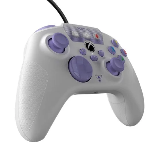 Turtle Beach REACT-R Violet, Blanc USB Manette de jeu PC, Xbox One, Xbox Series S, Xbox Series X Turtle Beach REACT-R Violet, Blanc USB Manette de jeu PC, Xbox One, Xbox Series S, Xbox Series X