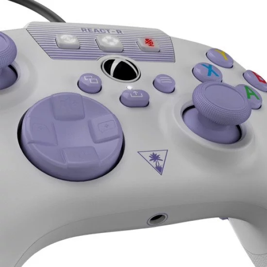 Turtle Beach REACT-R Violet, Blanc USB Manette de jeu PC, Xbox One, Xbox Series S, Xbox Series X Turtle Beach REACT-R Violet, Blanc USB Manette de jeu PC, Xbox One, Xbox Series S, Xbox Series X