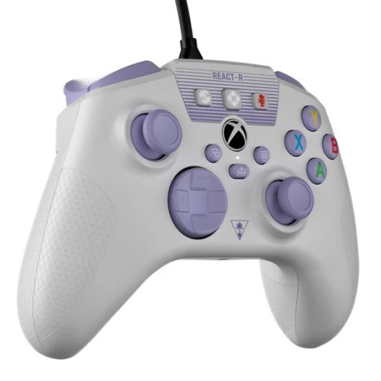 Turtle Beach REACT-R Violet, Blanc USB Manette de jeu PC, Xbox One, Xbox Series S, Xbox Series X Turtle Beach REACT-R Violet, Blanc USB Manette de jeu PC, Xbox One, Xbox Series S, Xbox Series X