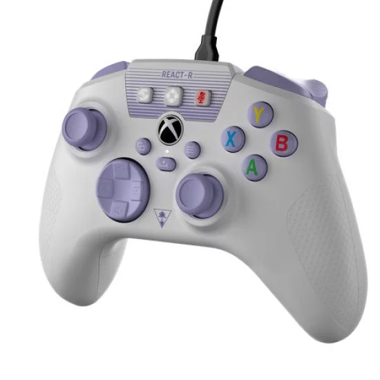 Turtle Beach REACT-R Violet, Blanc USB Manette de jeu PC, Xbox One, Xbox Series S, Xbox Series X Turtle Beach REACT-R Violet, Blanc USB Manette de jeu PC, Xbox One, Xbox Series S, Xbox Series X