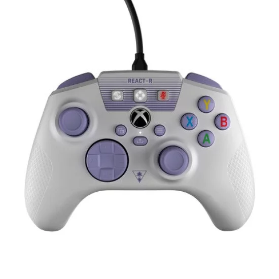 Turtle Beach REACT-R Violet, Blanc USB Manette de jeu PC, Xbox One, Xbox Series S, Xbox Series X Turtle Beach REACT-R Violet, Blanc USB Manette de jeu PC, Xbox One, Xbox Series S, Xbox Series X