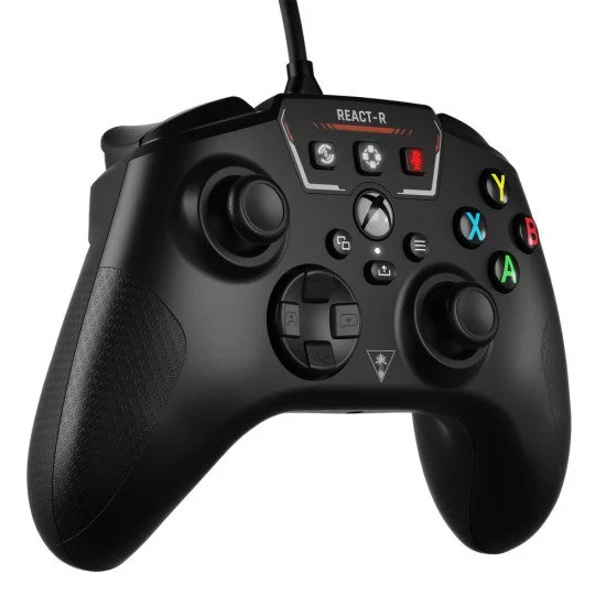 Turtle Beach REACT-R Noir USB Manette de jeu PC, Xbox One, Xbox Series S, Xbox Series X Turtle Beach REACT-R Noir USB Manette de jeu PC, Xbox One, Xbox Series S, Xbox Series X