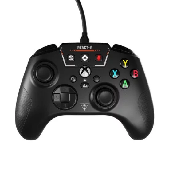 Turtle Beach REACT-R Noir USB Manette de jeu PC, Xbox One, Xbox Series S, Xbox Series X Turtle Beach REACT-R Noir USB Manette de jeu PC, Xbox One, Xbox Series S, Xbox Series X