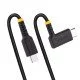 StarTech.com Câble de Charge USB C de 2m - Cordon USB-C, 60W PD 3A - Câble USB C Coudé Noir - Fibre Aramide Robuste - Câble USB 2.0 Type C - Chargeur Rapide USB C StarTech.com Câble de Charge USB C de 2m - Cordon USB-C, 60W PD 3A - Câble USB C Coudé Noir - Fibre Aramide Robuste - Câble USB 2.0 Type C - Chargeur Rapide USB C
