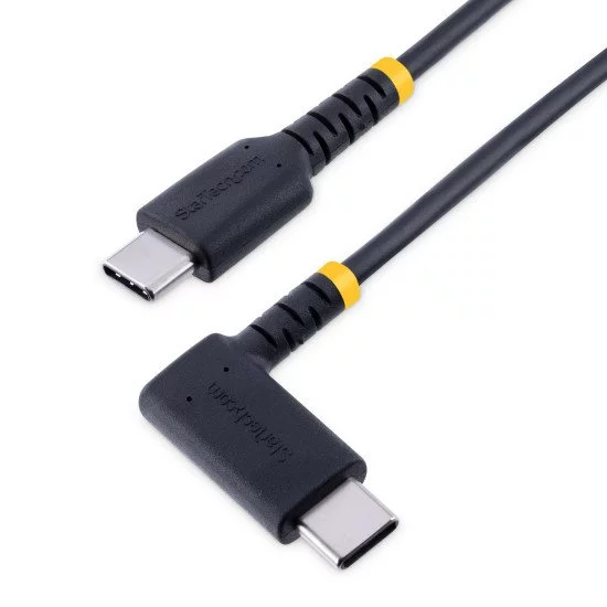 StarTech.com Câble de Charge USB C de 2m - Cordon USB-C, 60W PD 3A - Câble USB C Coudé Noir - Fibre Aramide Robuste - Câble USB 2.0 Type C - Chargeur Rapide USB C StarTech.com Câble de Charge USB C de 2m - Cordon USB-C, 60W PD 3A - Câble USB C Coudé Noir - Fibre Aramide Robuste - Câble USB 2.0 Type C - Chargeur Rapide USB C