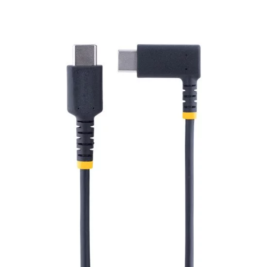 StarTech.com Câble de Charge USB C de 2m - Cordon USB-C, 60W PD 3A - Câble USB C Coudé Noir - Fibre Aramide Robuste - Câble USB 2.0 Type C - Chargeur Rapide USB C StarTech.com Câble de Charge USB C de 2m - Cordon USB-C, 60W PD 3A - Câble USB C Coudé Noir - Fibre Aramide Robuste - Câble USB 2.0 Type C - Chargeur Rapide USB C
