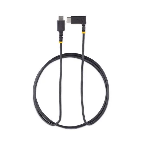 StarTech.com Câble de Charge USB C de 2m - Cordon USB-C, 60W PD 3A - Câble USB C Coudé Noir - Fibre Aramide Robuste - Câble USB 2.0 Type C - Chargeur Rapide USB C StarTech.com Câble de Charge USB C de 2m - Cordon USB-C, 60W PD 3A - Câble USB C Coudé Noir - Fibre Aramide Robuste - Câble USB 2.0 Type C - Chargeur Rapide USB C