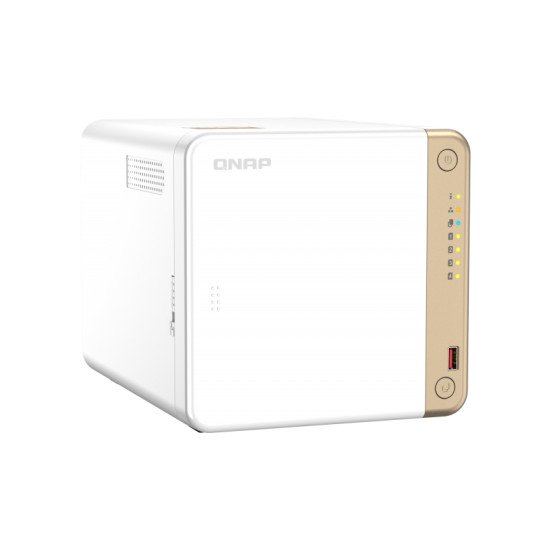 QNAP TS-462-4G serveur de stockage NAS Tower Ethernet/LAN Blanc N4505