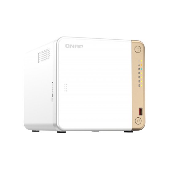 QNAP TS-462-2G serveur de stockage NAS Tower Ethernet/LAN Blanc N4505