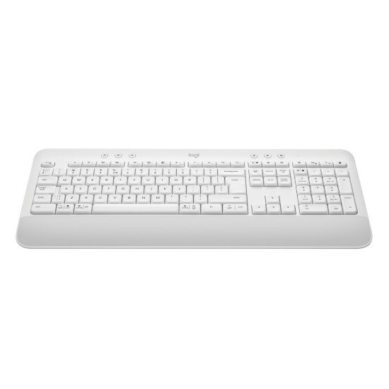 Logitech Signature K650 clavier RF sans fil + Bluetooth QWERTY US International Blanc