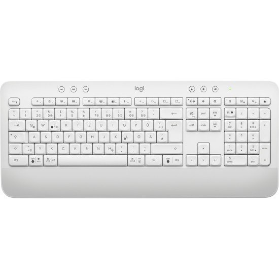 Logitech Signature K650 clavier Bluetooth QWERTZ Allemand Blanc