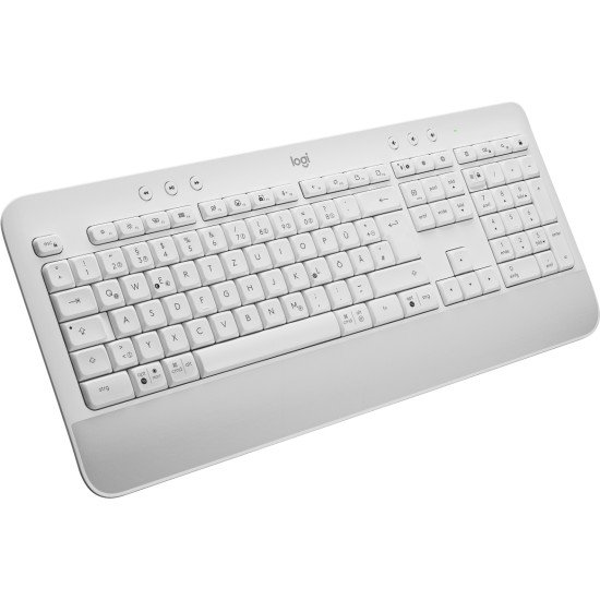 Logitech Signature K650 clavier Bluetooth QWERTZ Allemand Blanc