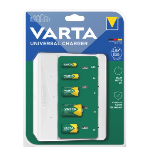 Varta Universal Charger chargeur de batterie Pile domestique Secteur