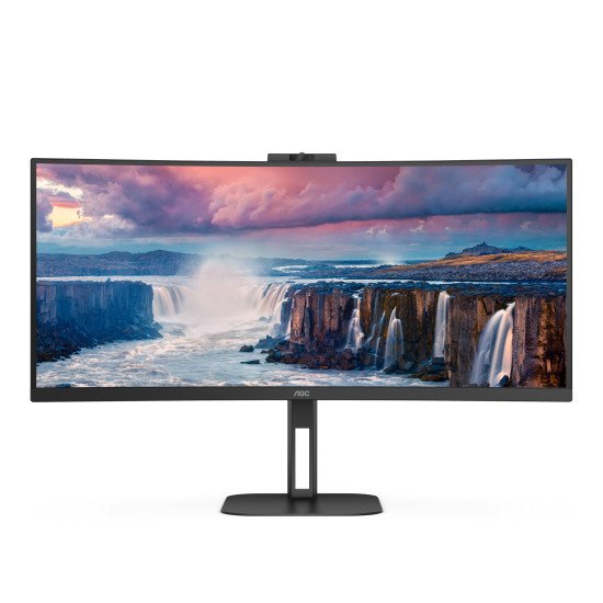 AOC V5 CU34V5CW 86,4 cm (34") 3440 x 1440 pixels Wide Quad HD LED Noir