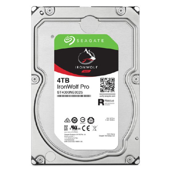 Seagate IronWolf Pro ST4000NT001 disque dur 3.5" 4000 Go