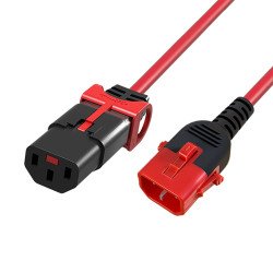 ACT AK5512 câble électrique Rouge 1 m Coupleur C13 Coupleur C14 ACT AK5512 câble électrique Rouge 1 m Coupleur C13 Coupleur C14
