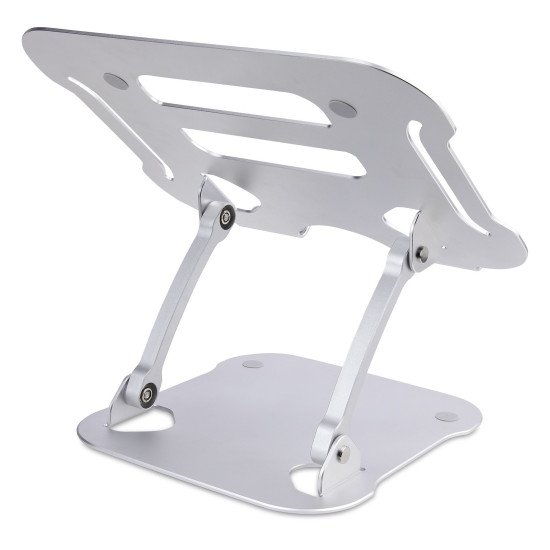 StarTech.com Support de Bureau pour Ordinateur Portable - Support Ergonomique Pliable pour PC Portable - Socle/Pupitre/Réhausseur Incliné pour PC portable, Supporte Jusqu'à 10kg - Socle Ventilé PC Portable