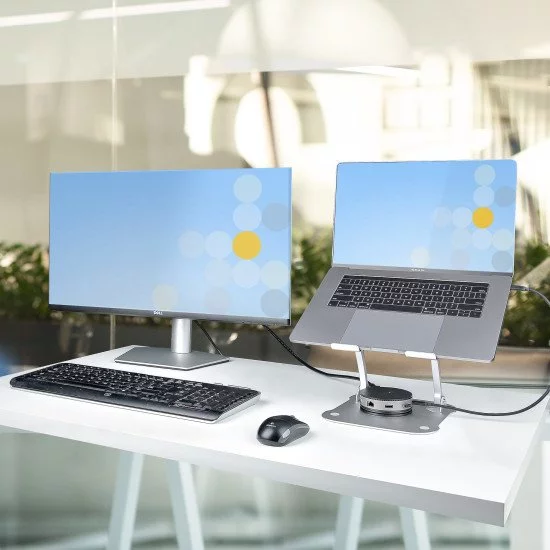 StarTech.com Support de Bureau pour Ordinateur Portable - Support Ergonomique Pliable pour PC Portable - Socle/Pupitre/Réhausseur Incliné pour PC portable, Supporte Jusqu'à 10kg - Socle Ventilé PC Portable StarTech.com Support de Bureau pour Ordinateur Portable - Support Ergonomique Pliable pour PC Portable - Socle/Pupitre/Réhausseur Incliné pour PC portable, Supporte Jusqu'à 10kg - Socle Ventilé PC Portable
