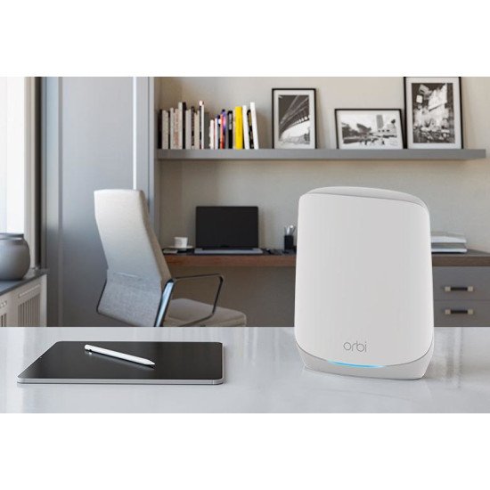 NETGEAR Orbi RBS760 Tri-bande (2,4 GHz / 5 GHz / 5 GHz) Wi-Fi 6 (802.11ax) Blanc 2 Interne