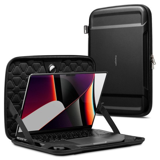 Spigen Rugged Armor Pro Pouch sacoche d'ordinateurs portables 35,6 cm (14") Étui Noir