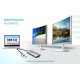 i-tec USB 3.0 USB-C/Thunderbolt 3x Display Metal Nano Dock with LAN + Power Delivery 100 W