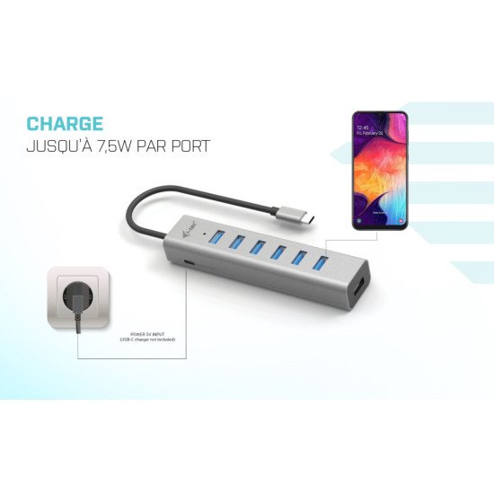 i-tec USB-C Charging Metal HUB 7 Port