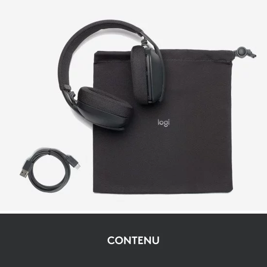 Logitech Zone Vibe 100 Casque Sans fil Arceau Appels/Musique Bluetooth Graphite Logitech Zone Vibe 100 Casque Sans fil Arceau Appels/Musique Bluetooth Graphite