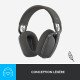 Logitech Zone Vibe 100 Casque Sans fil Arceau Appels/Musique Bluetooth Graphite