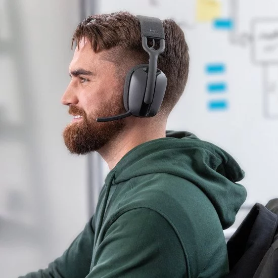 Logitech Zone Vibe 100 Casque Sans fil Arceau Appels/Musique Bluetooth Graphite Logitech Zone Vibe 100 Casque Sans fil Arceau Appels/Musique Bluetooth Graphite