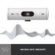 Logitech Brio 500 webcam 4 MP 1920 x 1080 pixels USB-C Blanc