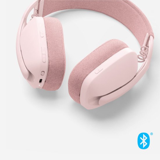 Logitech Zone Vibe 100 Casque Sans fil Arceau Appels/Musique Bluetooth Rose