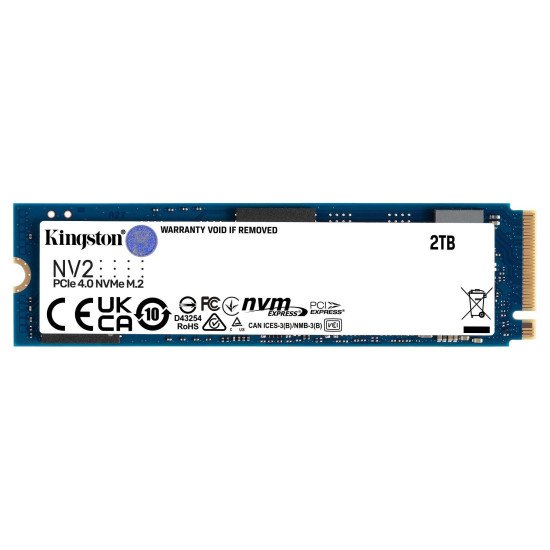 Kingston Technology NV2 + Norton 360 for Gamers M.2 2 To PCI Express 4.0 NVMe