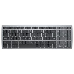 DELL KB740 clavier RF sans fil + Bluetooth AZERTY Belge Gris, Noir