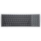 DELL KB740 clavier RF sans fil + Bluetooth AZERTY Belge Gris, Noir