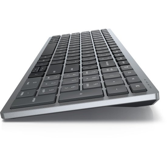 DELL KB740 clavier RF sans fil + Bluetooth QWERTY US International Gris, Noir