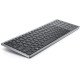 DELL KB740 clavier RF sans fil + Bluetooth AZERTY Belge Gris, Noir