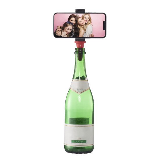 Hama Bottle Pod Fun Support passif Mobile/smartphone Noir, Rouge