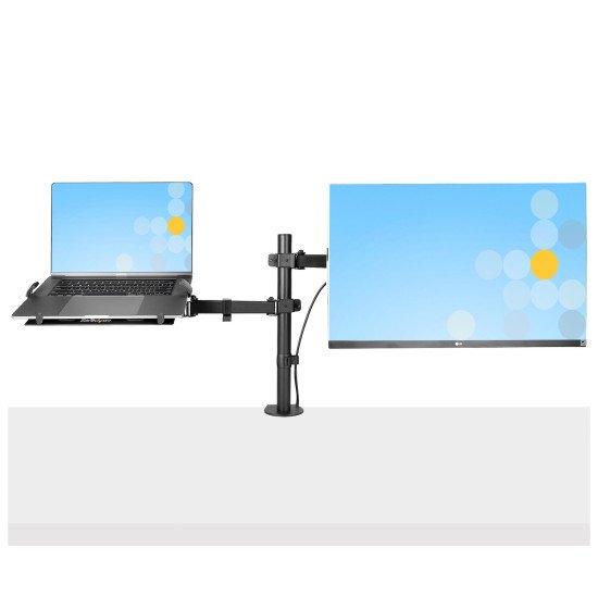 StarTech.com Bras Articulé VESA - Support Écran PC 32 pouces et Ordinateur Portable (4,5kg) - Pied Écran PC, Montage Réglable pour Ordinateur Portable - Support Moniteur et PC