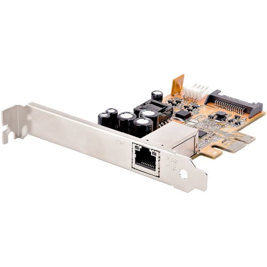 StarTech.com Carte Réseau PCI Express x1 - Carte Ethernet PCIe avec RJ45, 30W 802.3at PoE LAN NIC pour Ordinateur de Bureau/Serveurs - Adaptateur Réseau 2.5GB avec Support à Profil Bas, NBaseT, Windows/Linux