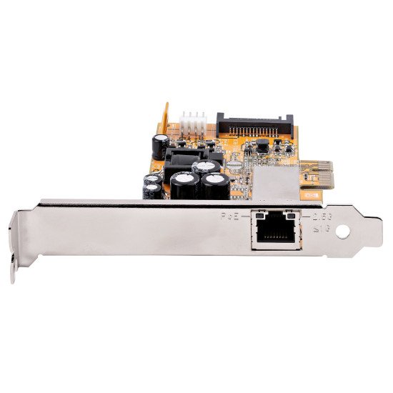 StarTech.com Carte Réseau PCI Express x1 - Carte Ethernet PCIe avec RJ45, 30W 802.3at PoE LAN NIC pour Ordinateur de Bureau/Serveurs - Adaptateur Réseau 2.5GB avec Support à Profil Bas, NBaseT, Windows/Linux